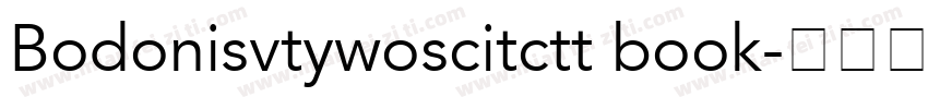 Bodonisvtywoscitctt book字体转换